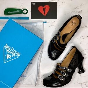 John Fluevog Mary-Jane Strappy Heels